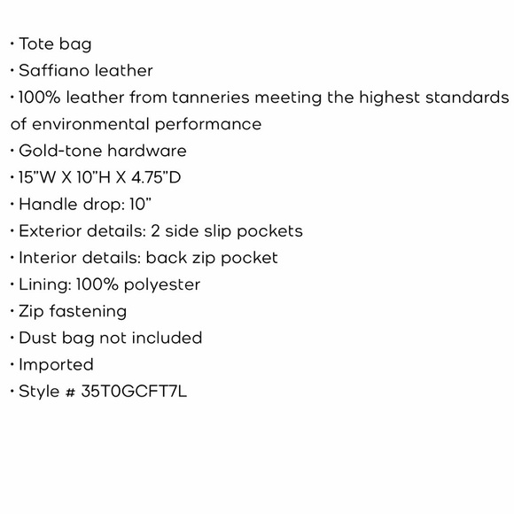 Michael Kors Black and Gold Tote - Picture 4 of 4